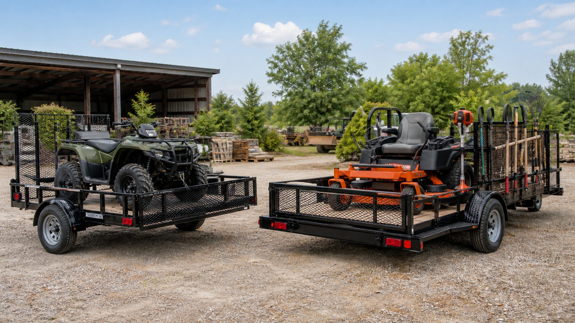 What Makes ATV Utility Trailers Different from Landscape Utility Trailers