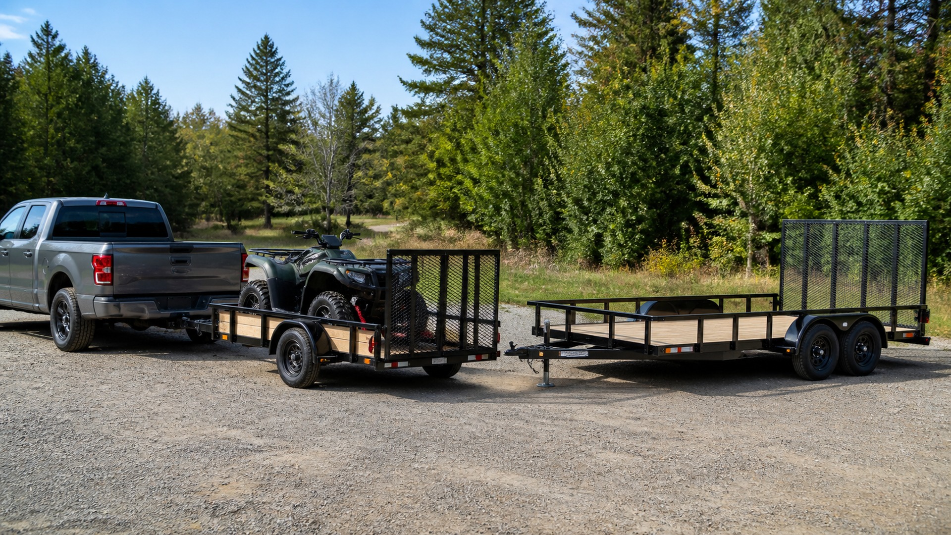 When to Use ATV Utility Trailers Instead of Dual Axle Utility Trailers