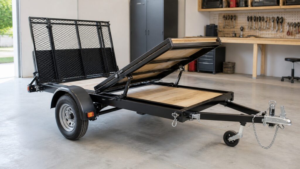foldable utility trailers explainer hero image for Review Streets