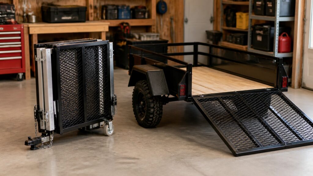 foldable utility trailers explainer hero image for Review Streets