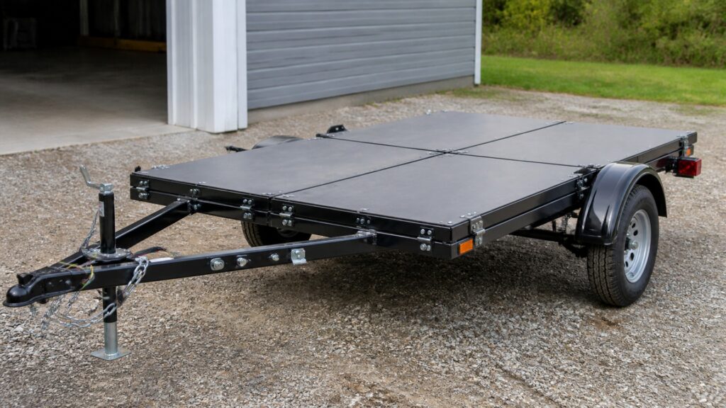 foldable utility trailers explainer hero image for Review Streets