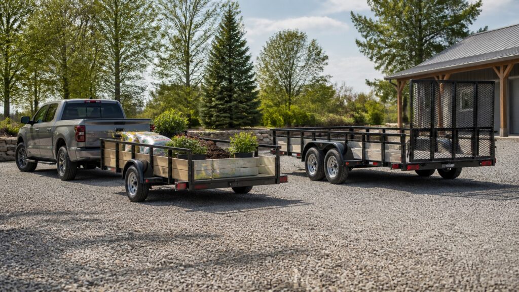 single axle utility trailers explainer hero image for Review Streets