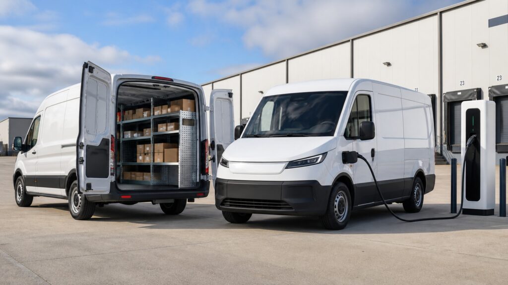 cargo vans explainer hero image for Review Streets