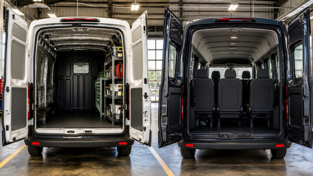 cargo vans explainer hero image for Review Streets