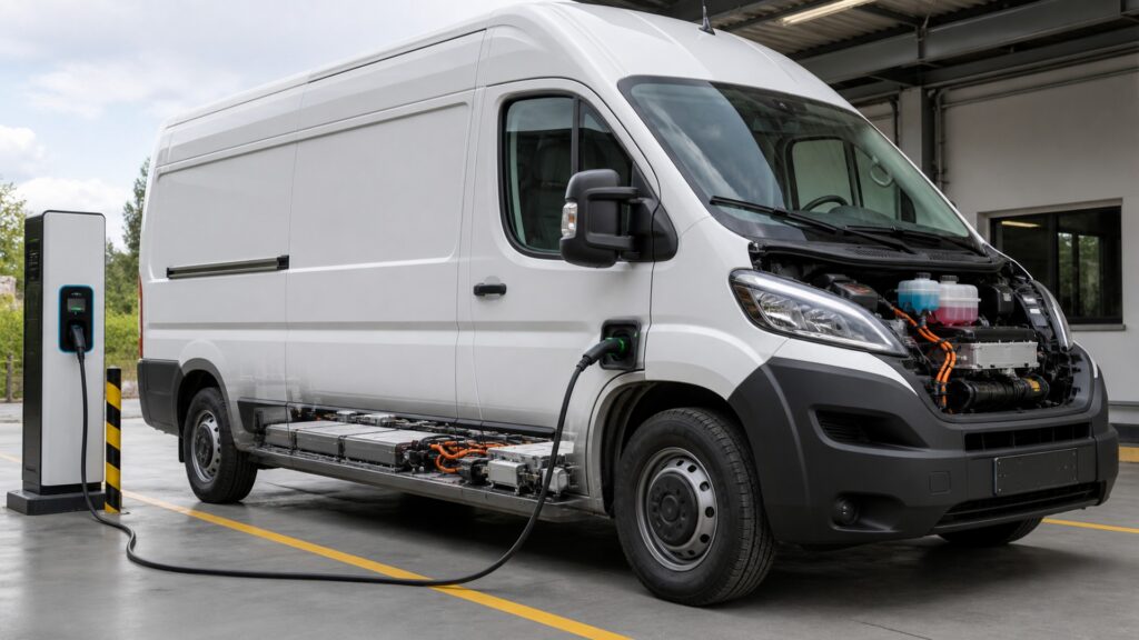 commercial electric vehicles explainer hero image for Review Streets