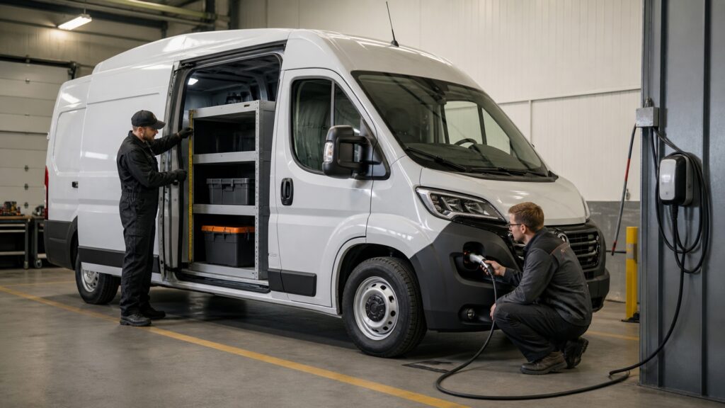commercial electric vehicles explainer hero image for Review Streets