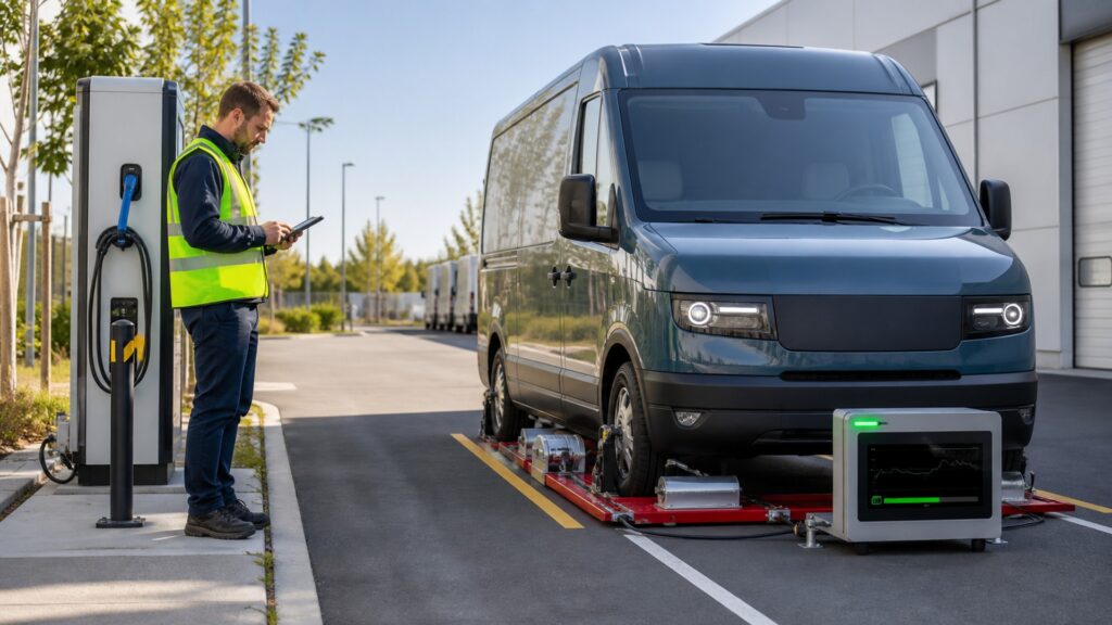 commercial electric vehicles explainer hero image for Review Streets