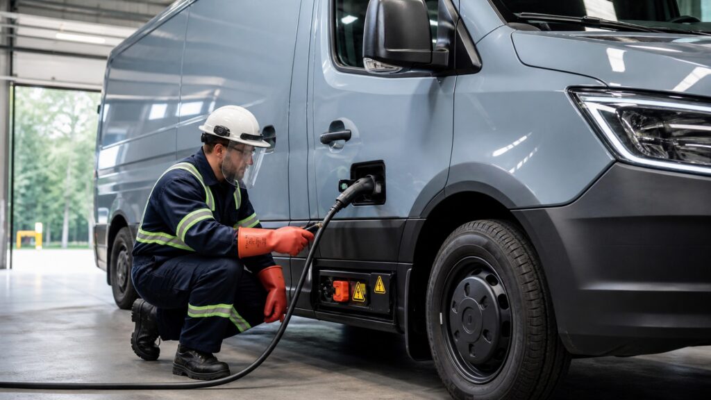 commercial electric vehicles explainer hero image for Review Streets