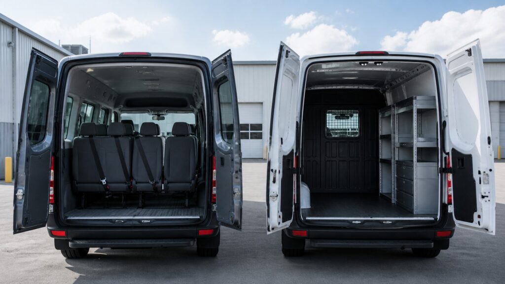 passenger vans explainer hero image for Review Streets
