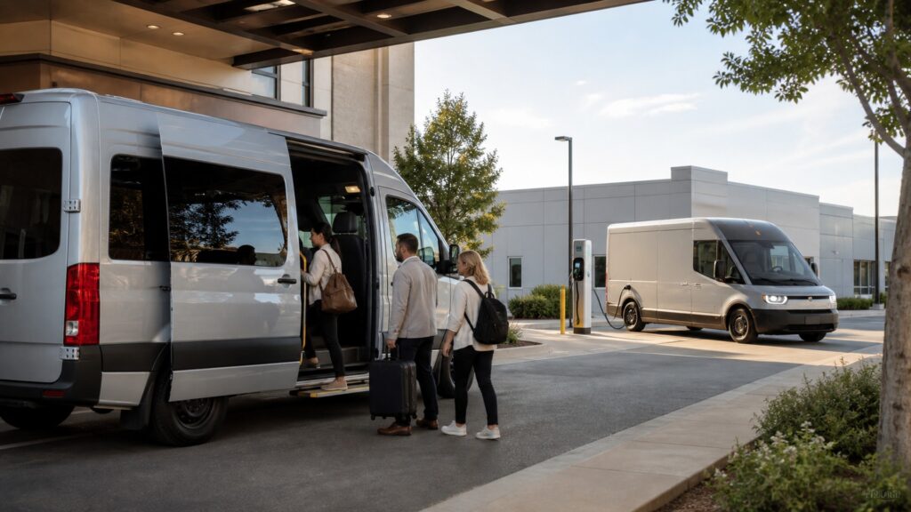 passenger vans explainer hero image for Review Streets