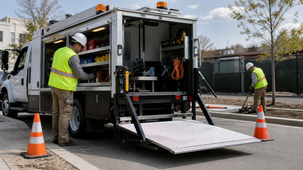 work trucks explainer hero image for Review Streets