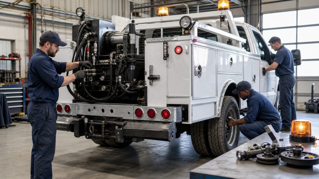 work trucks explainer hero image for Review Streets
