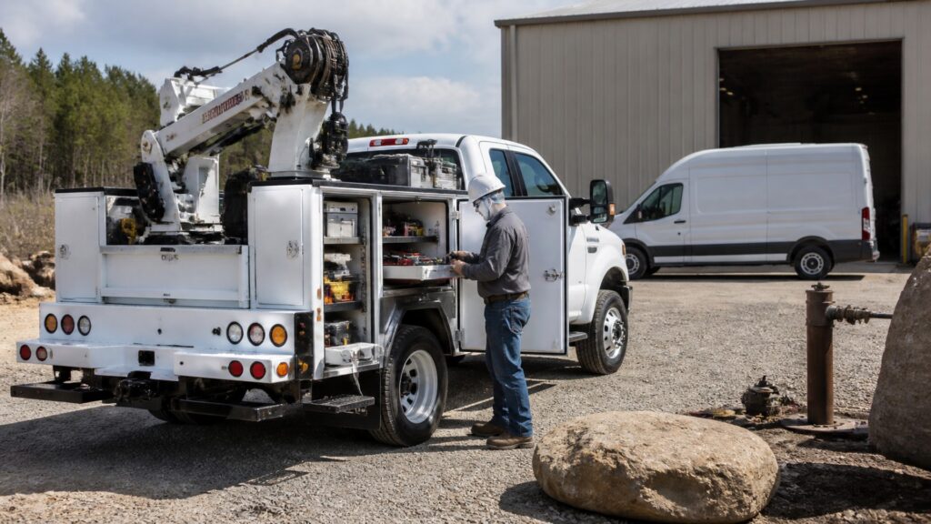 work trucks explainer hero image for Review Streets