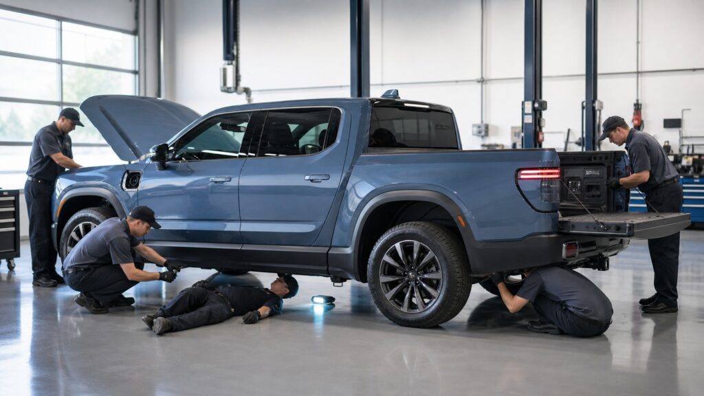 electric pickup trucks explainer hero image for Review Streets