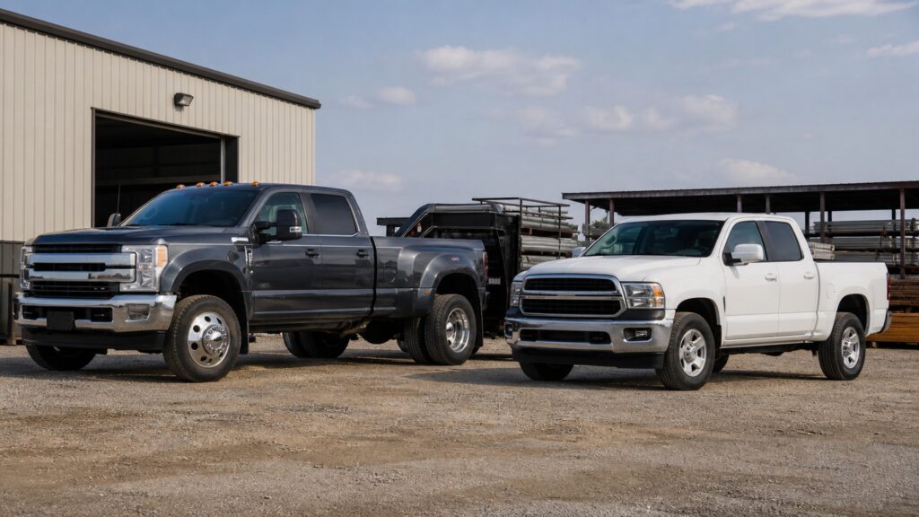 heavy duty pickup trucks explainer hero image for Review Streets