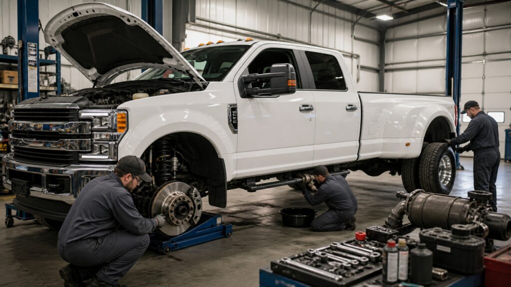 heavy duty pickup trucks explainer hero image for Review Streets
