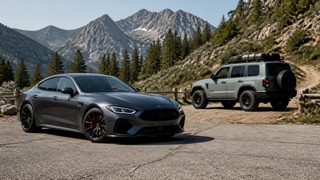 luxury performance cars explainer hero image for Review Streets