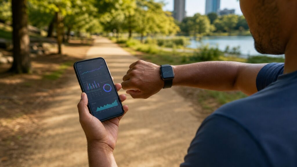 fitness tracking explainer hero image for Review Streets