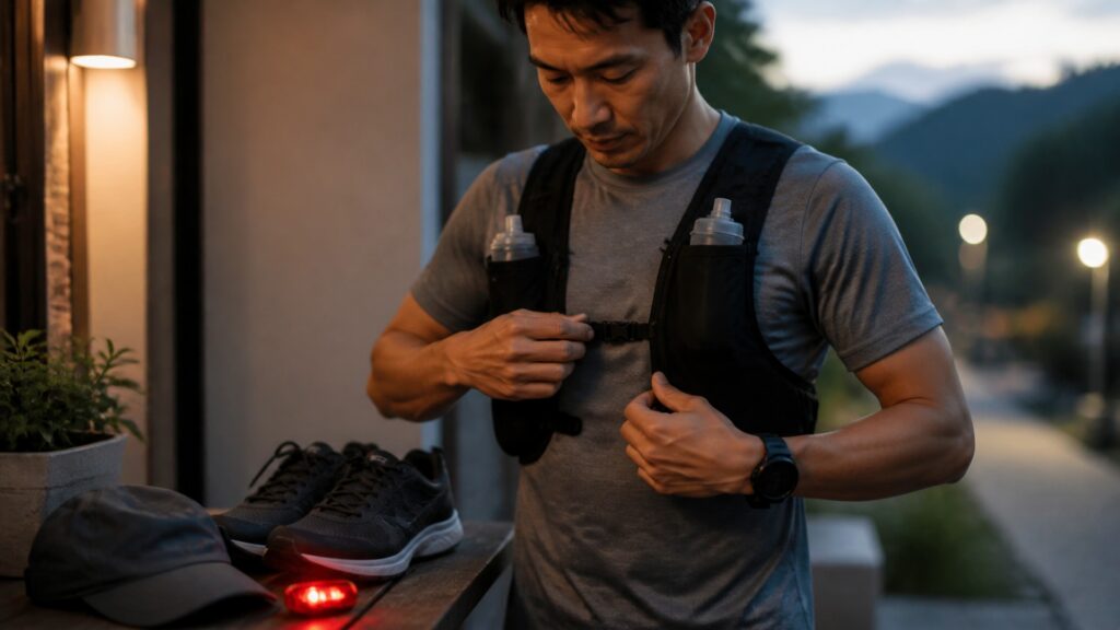 running hydration gear explainer hero image for Review Streets