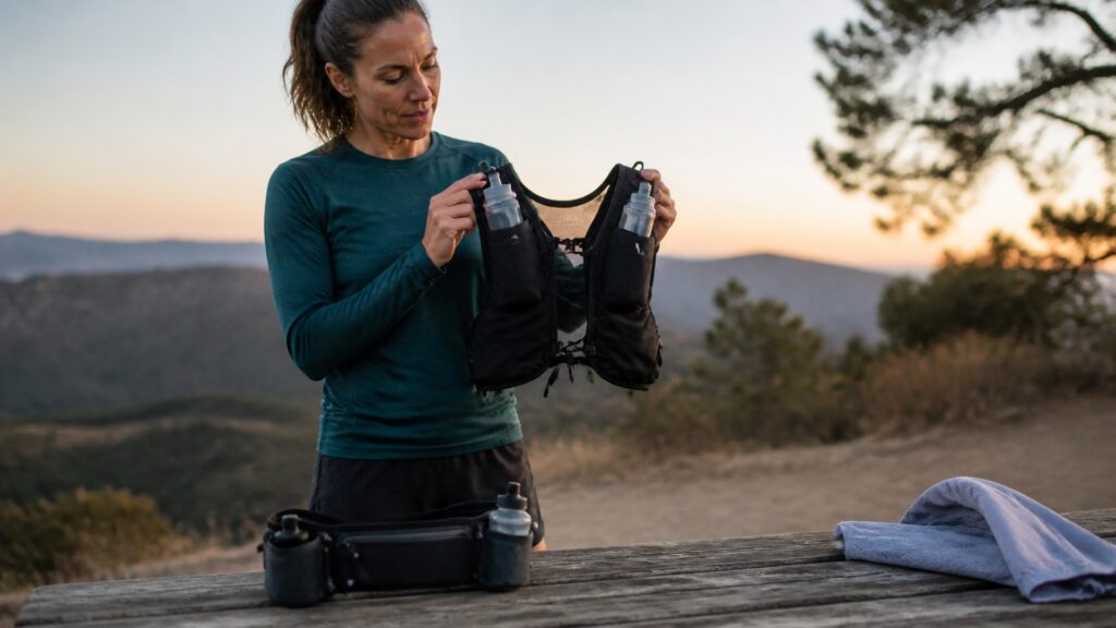 running hydration gear explainer hero image for Review Streets