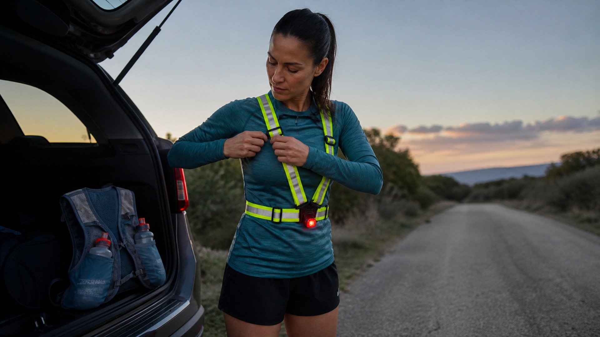 When to Use Running Safety Gear Instead of Running Hydration Gear