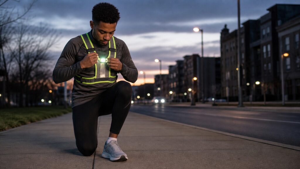 running safety gear explainer hero image for Review Streets
