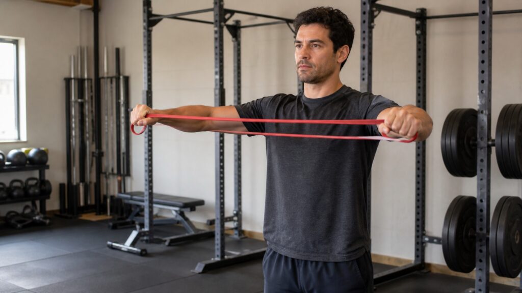 resistance bands workout role explainer hero image for Review Streets