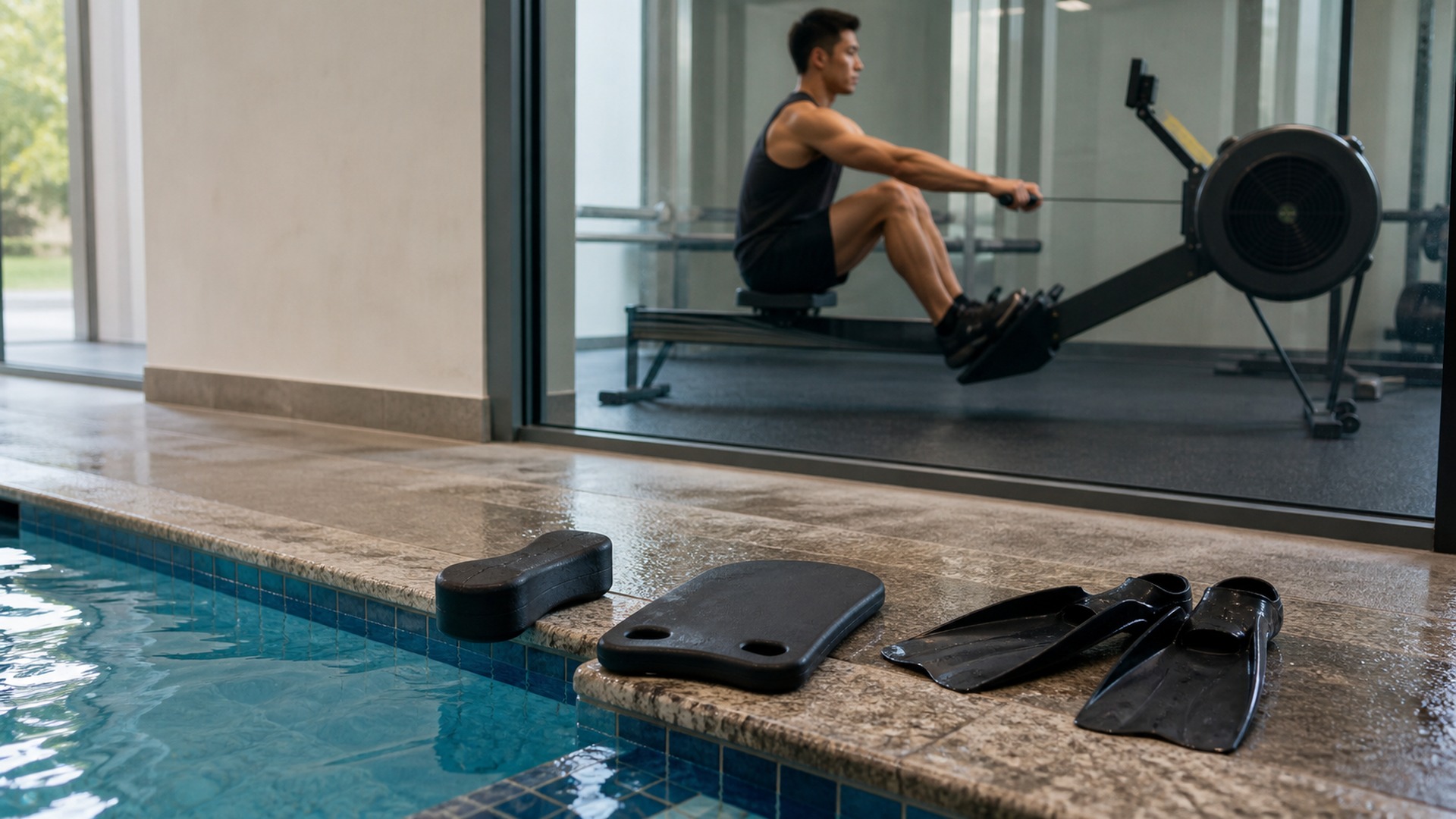 What Makes Swim Training Gear Different from Rowing Machines