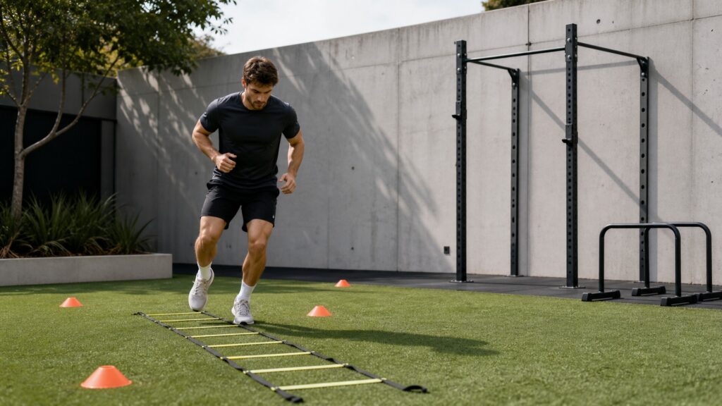 agility training equipment explainer hero image for Review Streets