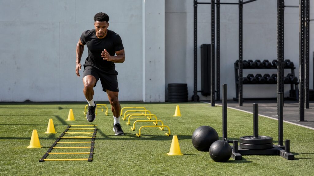 agility training equipment explainer hero image for Review Streets