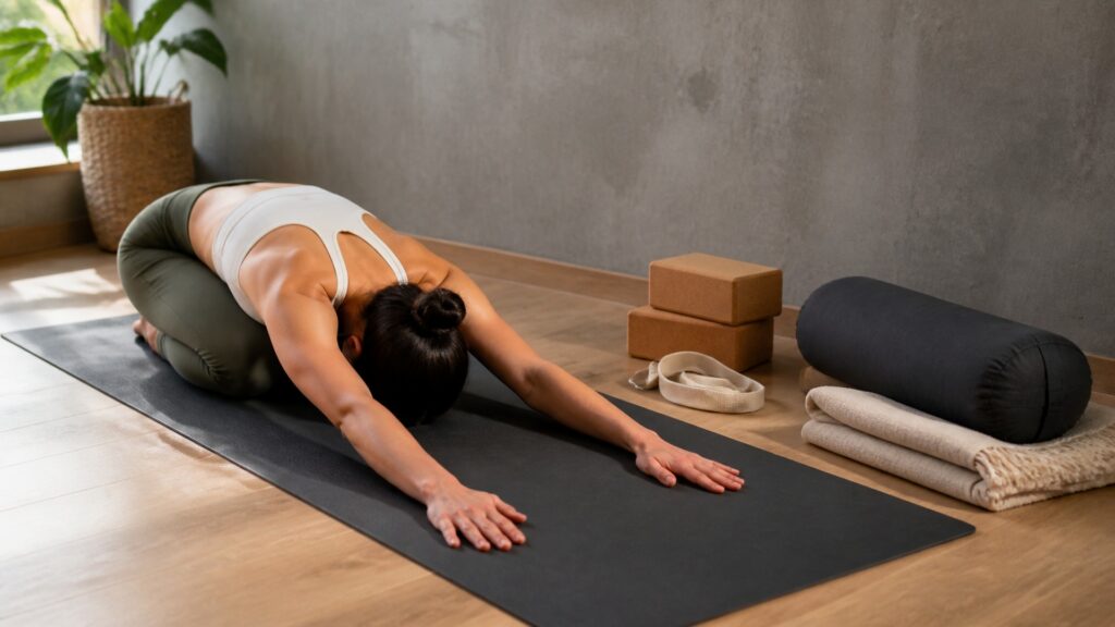 yoga mats explainer hero image for Review Streets