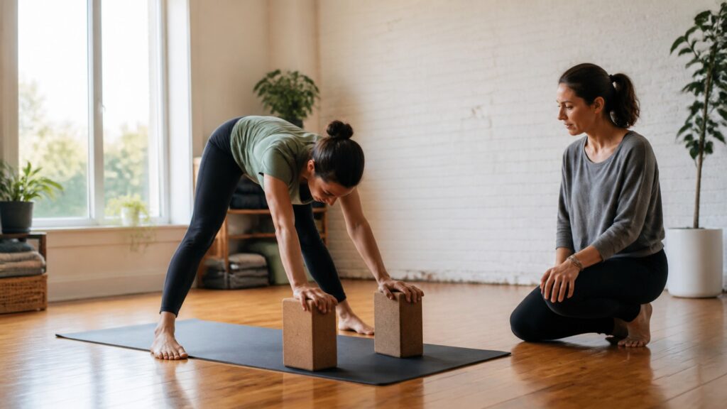 yoga props training function explainer hero image for Review Streets