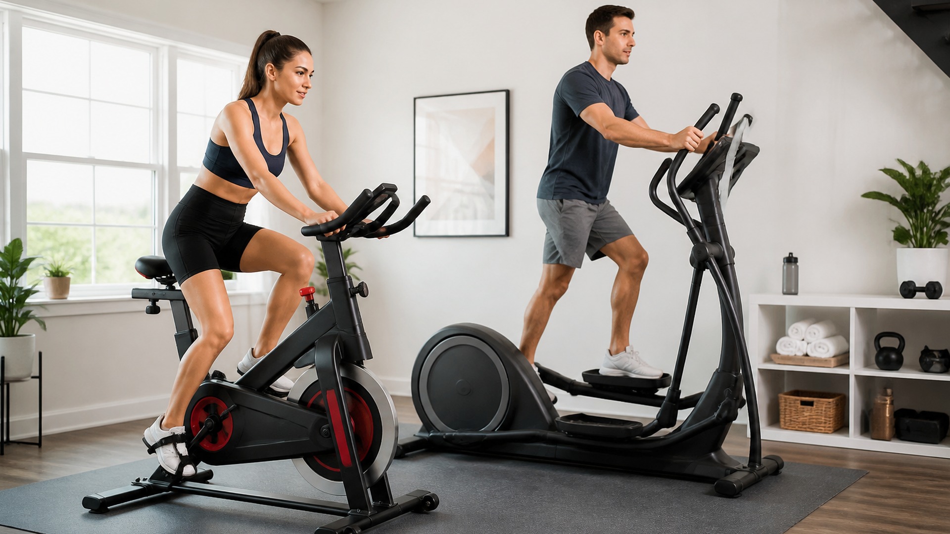 When to Use Spin Bikes Instead of Compact Ellipticals