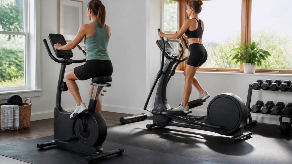 upright exercise bikes training function explainer hero image for Review Streets