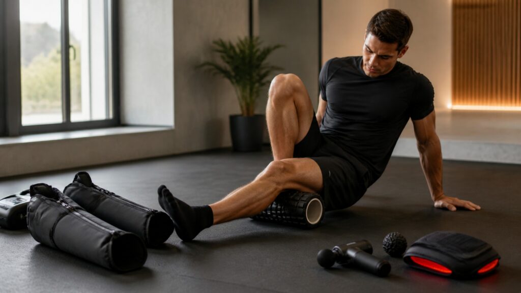 recovery & muscle therapy products explainer hero image for Review Streets