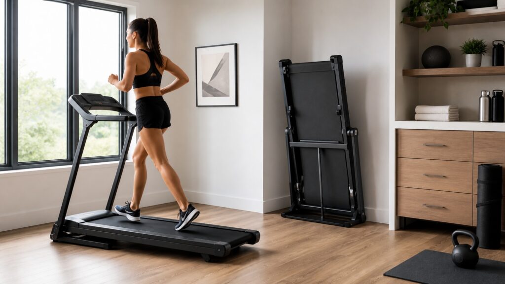 folding treadmills training function explainer hero image for Review Streets