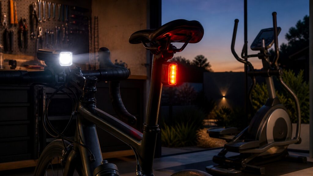 cycling lights explainer hero image for Review Streets