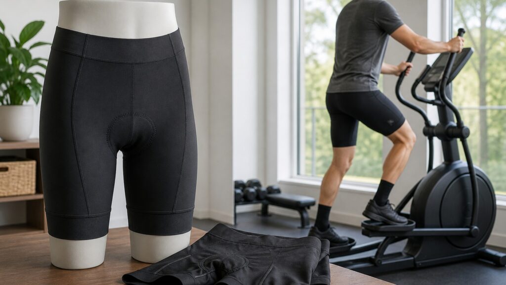 cycling shorts explainer hero image for Review Streets