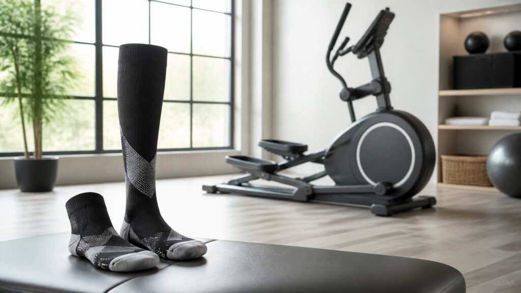compression socks explainer hero image for Review Streets