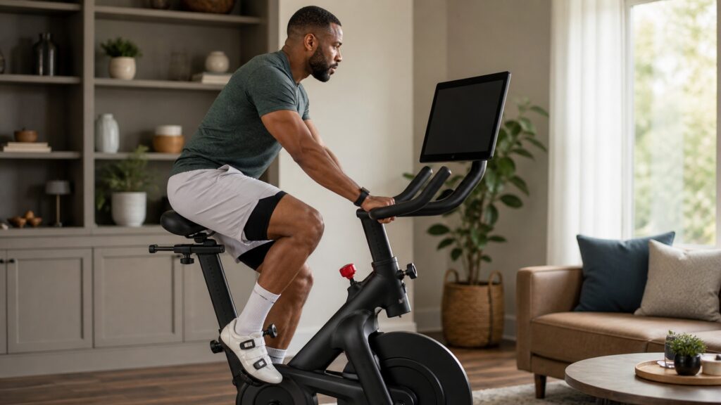 connected exercise bikes training function explainer hero image for Review Streets