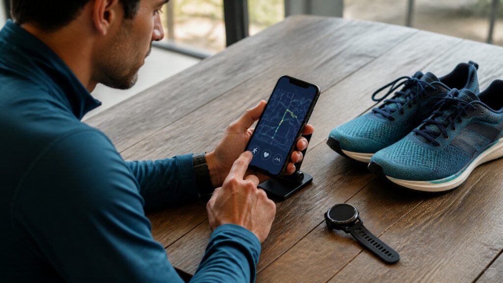 running training apps explainer hero image for Review Streets