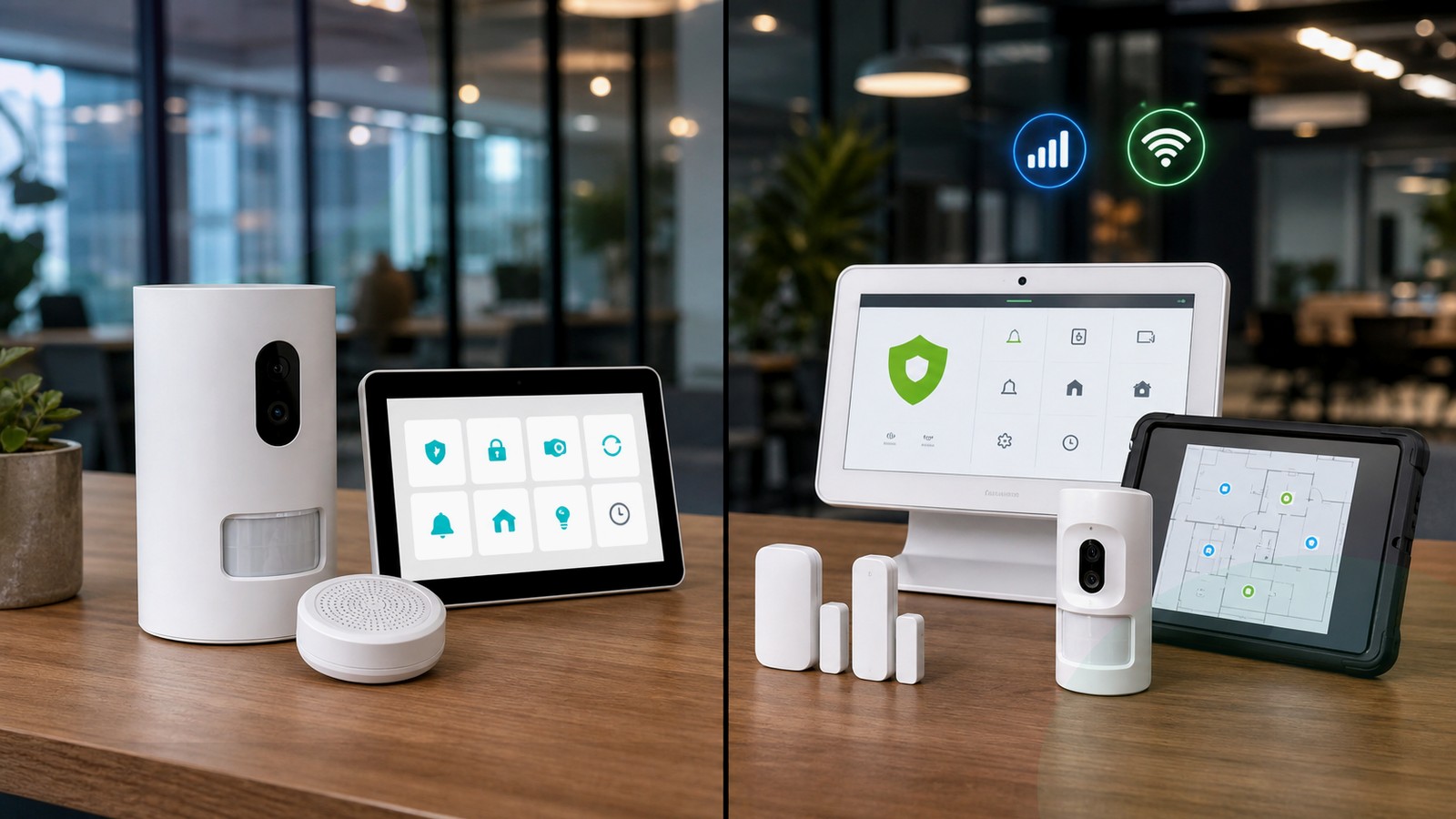 Abode Iota vs Qolsys IQ Panel 4: Which Smart Business Alarm Systems Is Better?
