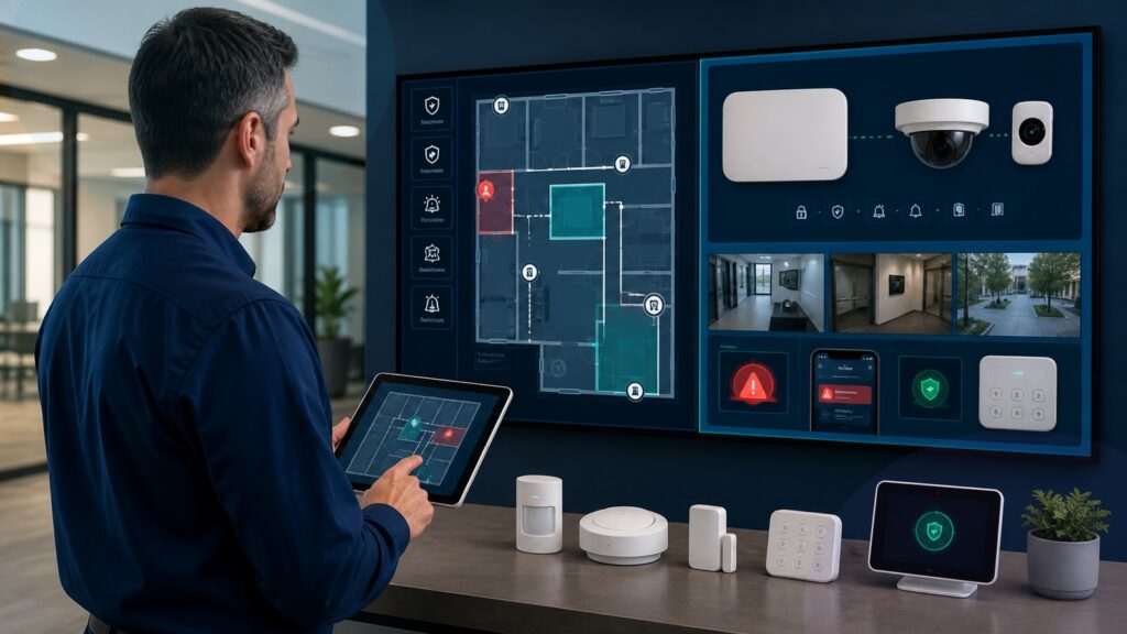 ADT Commercial vs Vivint Smart Security System business comparison image
