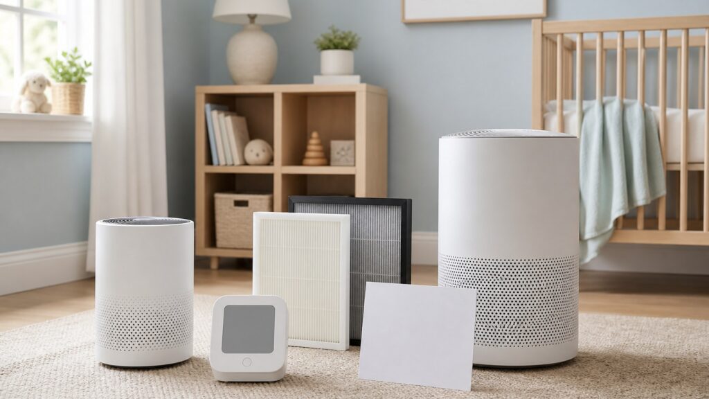 Unbranded air quality devices products arranged for a careful buying comparison