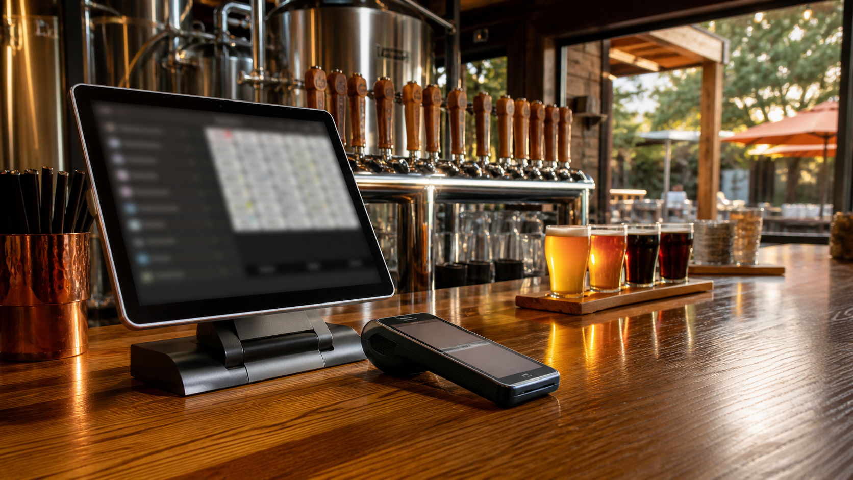Ultra photorealistic POS hero image for Arryved Review: Performance, Pros, and Cons
