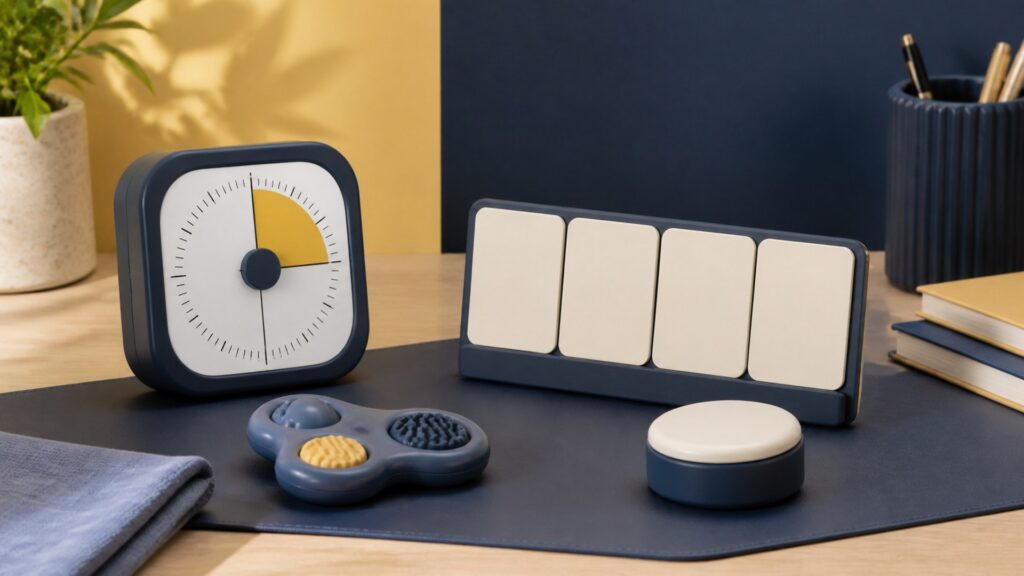 Unbranded attention support devices products arranged for a careful buying comparison