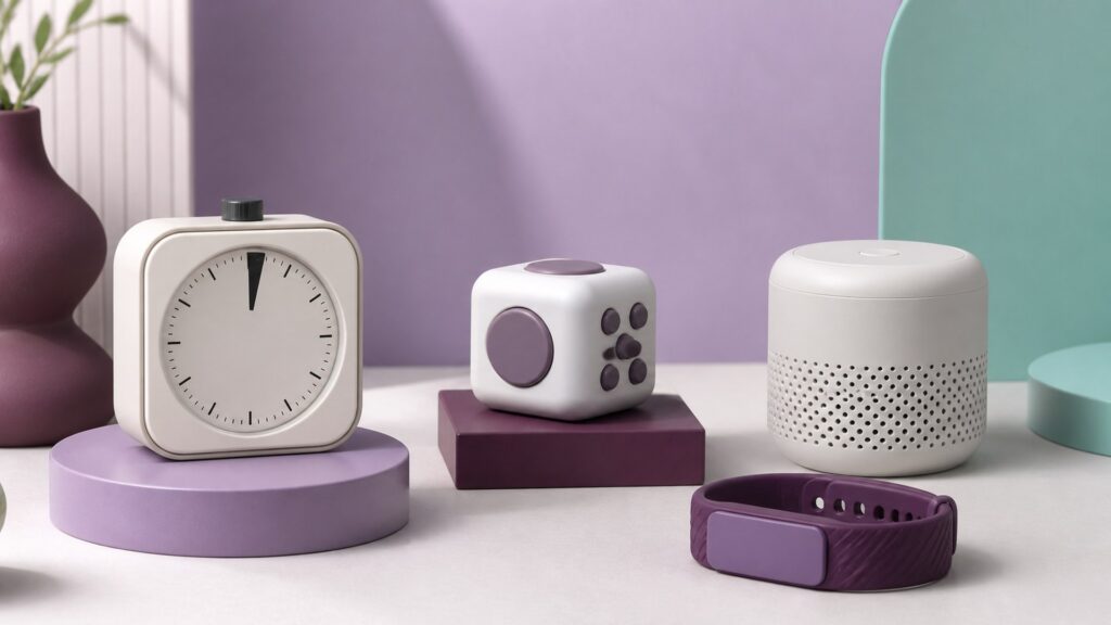 Unbranded attention support devices products arranged for a careful buying comparison