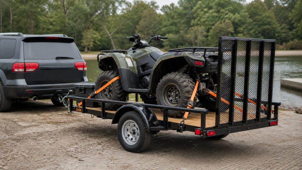 atv utility trailers shopping setup for tow rating compatibility with practical vehicle-focused details