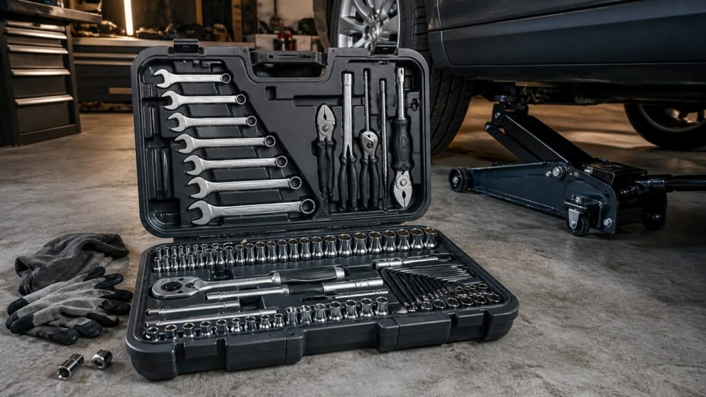 automotive tool sets shopping setup for diy repair planning with practical vehicle-focused details