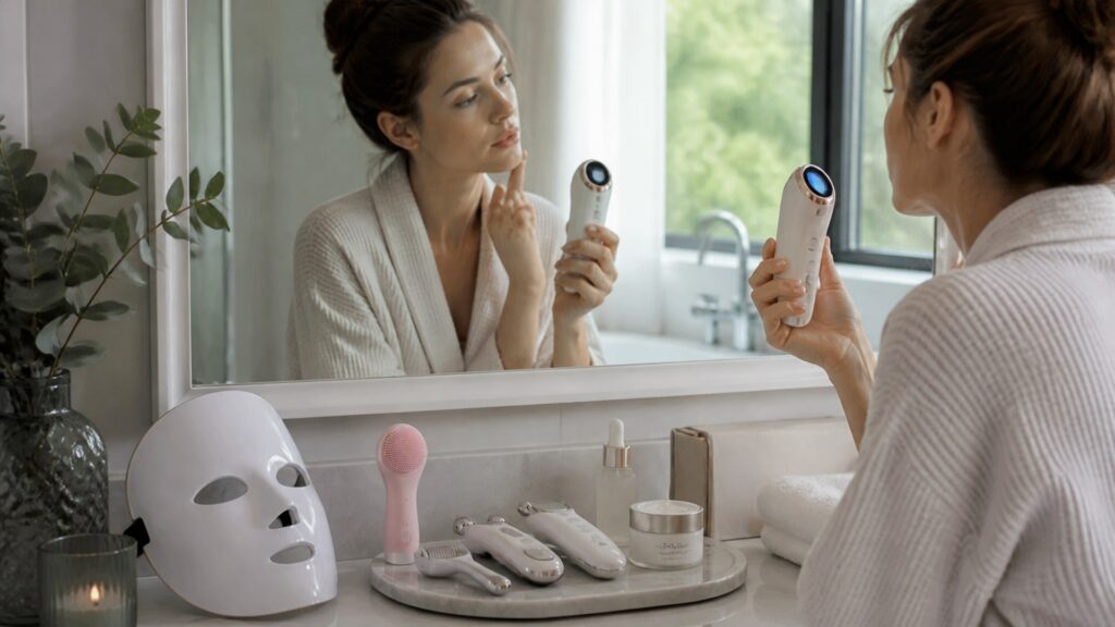 unbranded beauty devices arranged for choosing the right beauty devices
